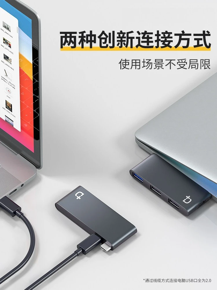 Typec docking station is suitable for laptop converter typeC to hdmi/usb3.0/sd/tf adapter
Typec docking station is suitable for laptop converter typeC to hdmi/usb3.0/sd/tf adapter