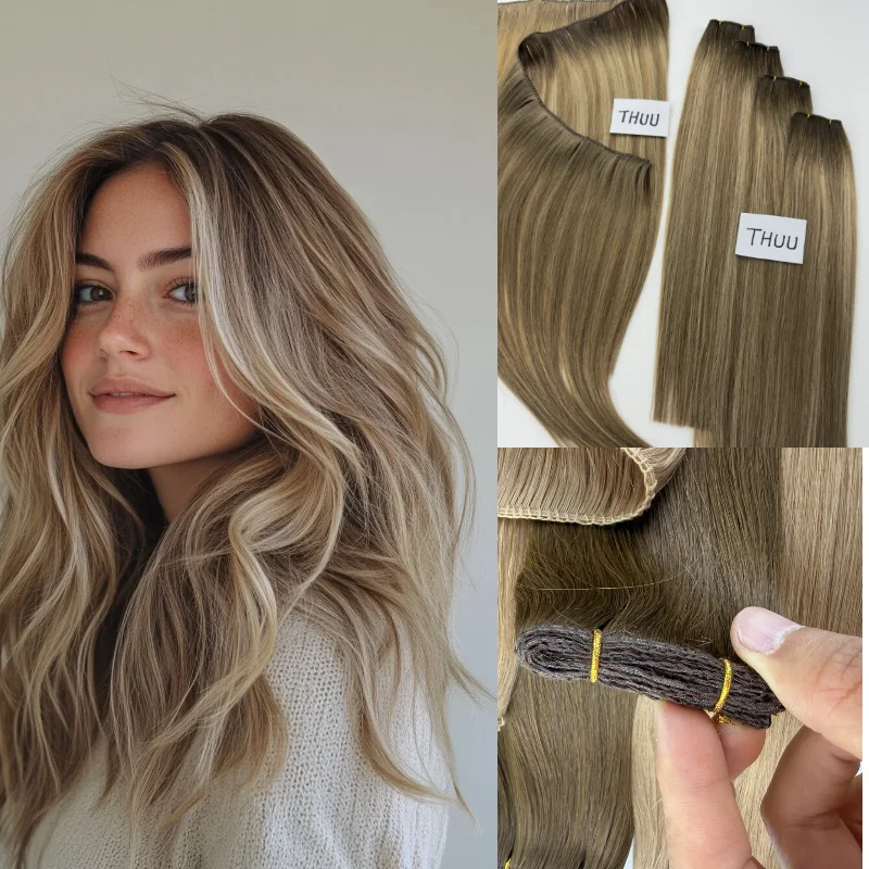 100% Human Virgin Hair Super Genius Weft 20inch 100g #60 #2 Pre Stitched Hairpiece Better Drape & Invisible Wholesale
100% Human Virgin Hair Super Genius Weft 20inch 100g #60 #2 Pre Stitched Hairpiece Better Drape & Invisible Wholesale