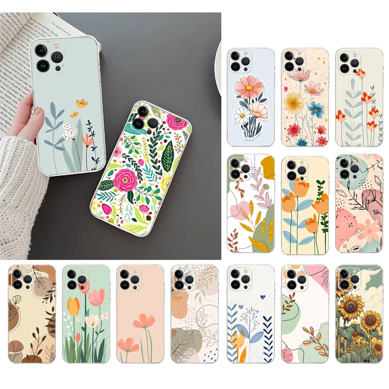 Cute Cartoon Candy Painted Flower Phone Case For iPhone 16 15 14 13 12 11 Pro Max Plus Mini
Cute Cartoon Candy Painted Flower Phone Case For iPhone 16 15 14 13 12 11 Pro Max Plus Mini