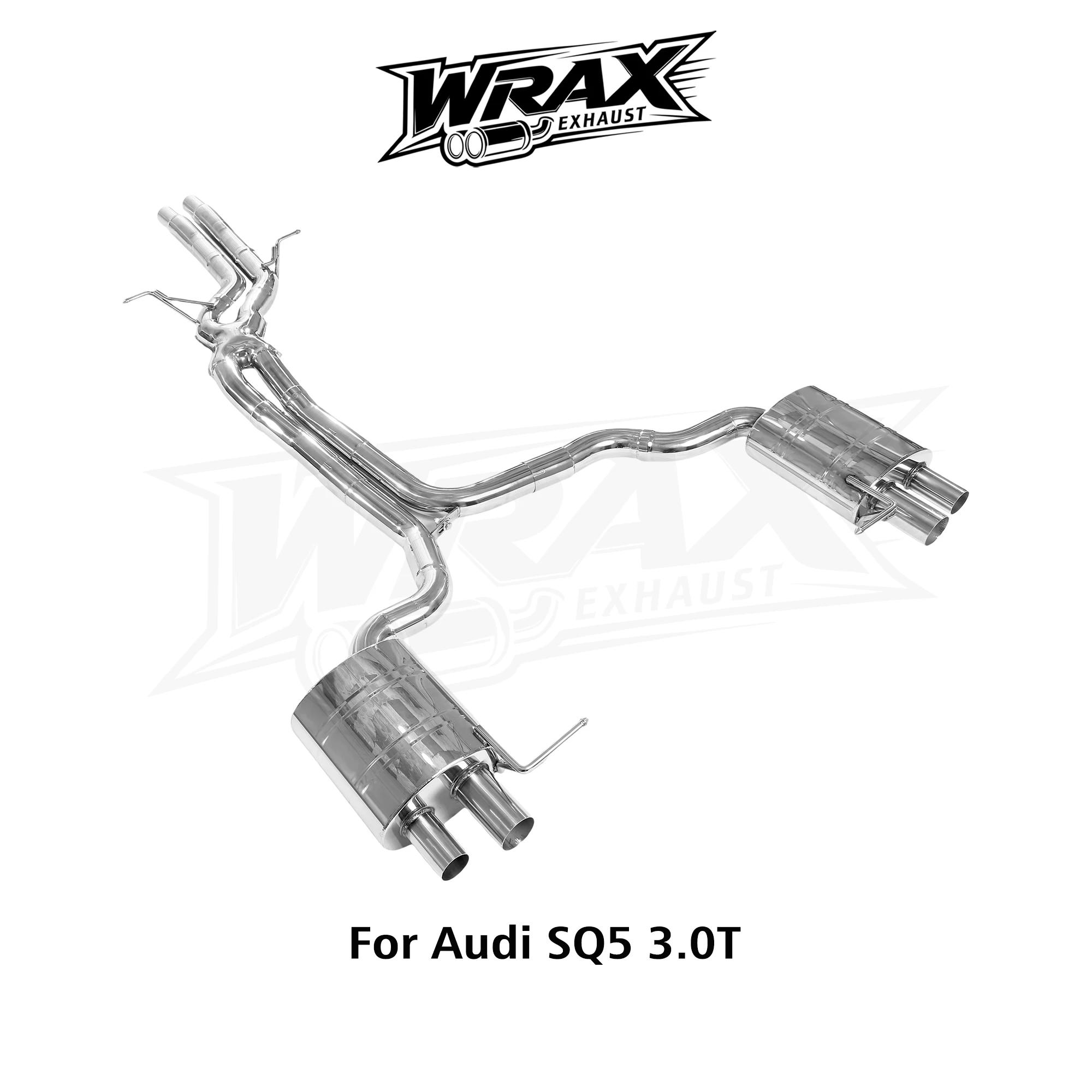 WRAX Valve-Free Catback for Audi SQ5 3.0T SS304 Silver Gloss Exhaust System Original Vehicle-Molded, Perfect Fit
WRAX Valve-Free Catback for Audi SQ5 3.0T SS304 Silver Gloss Exhaust System Original Vehicle-Molded, Perfect Fit