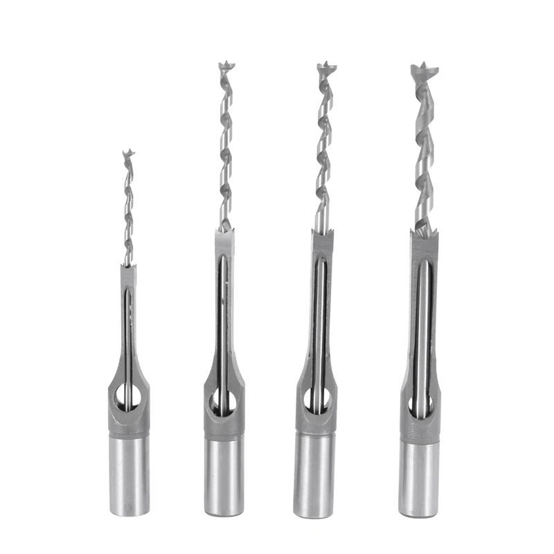 4Pcs Woodworking Square Hole Drill Bits Wood Mortising Chisel Set Mortise Chisel Bit Kits Woodworking Hole Saw Sets With Twist D
4Pcs Woodworking Square Hole Drill Bits Wood Mortising Chisel Set Mortise Chisel Bit Kits Woodworking Hole Saw Sets With Twist D