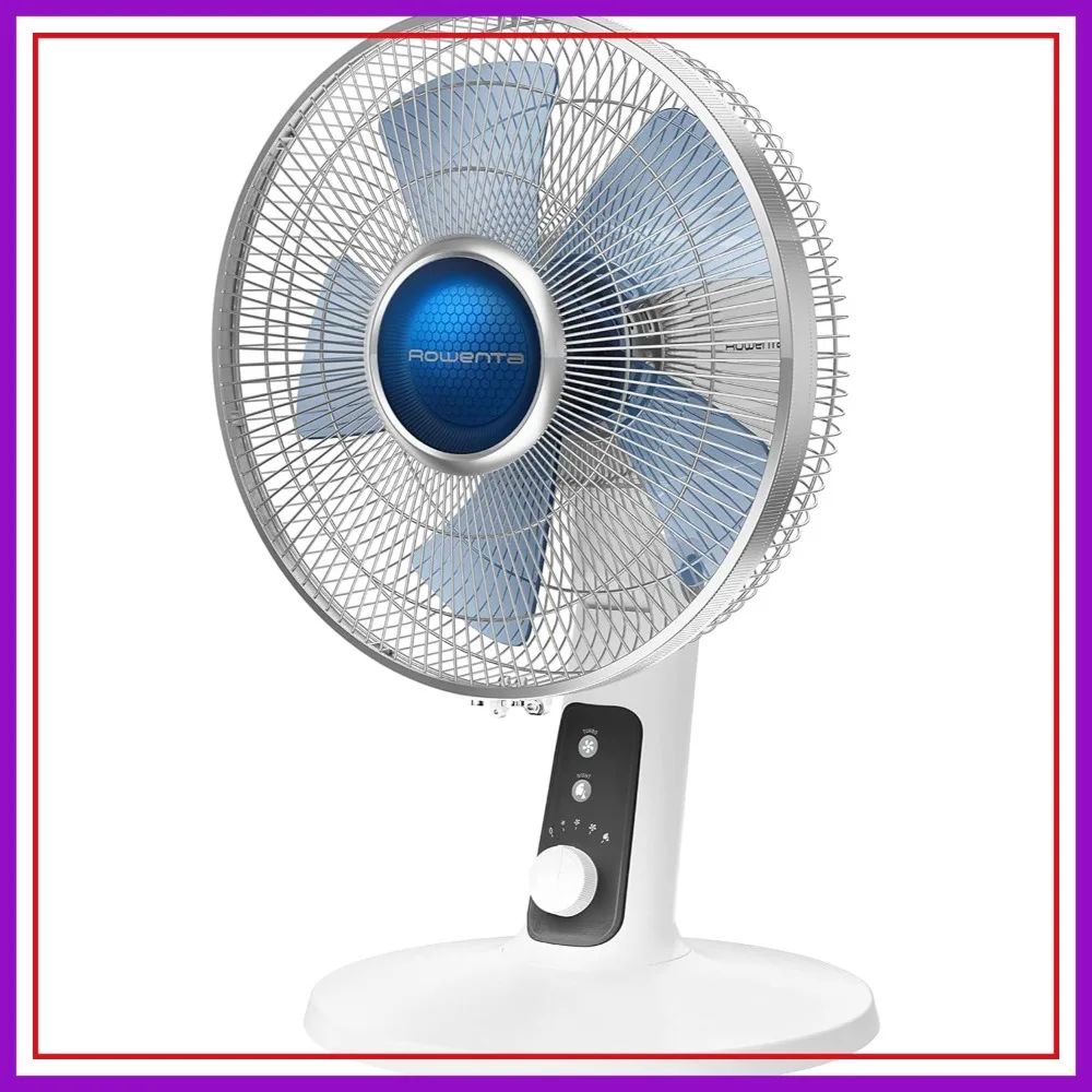 Turbo Silence Table Fan 12 Inches, Ultra Quiet Desk Fan for Bedroom, Oscillating Portable Fan with 4 Speeds, Manual Dial, White
Turbo Silence Table Fan 12 Inches, Ultra Quiet Desk Fan for Bedroom, Oscillating Portable Fan with 4 Speeds, Manual Dial, White