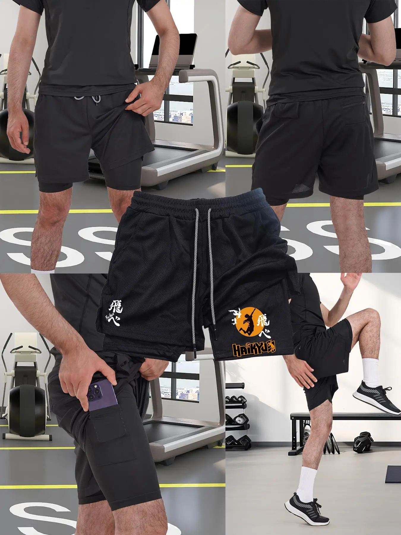 Anime Freestyle Men's Sports Shorts Breathable Summer Running
Anime Freestyle Men's Sports Shorts Breathable Summer Running