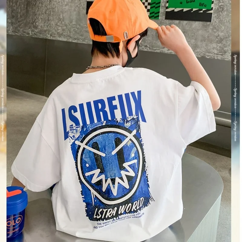 2023 Summer Kids Clothes Streetwear Print Cartoon O-Neck T Shirt Tops Tees Children Boys Girls Clothes Short Sleeve T Shirts
2023 Summer Kids Clothes Streetwear Print Cartoon O-Neck T Shirt Tops Tees Children Boys Girls Clothes Short Sleeve T Shirts