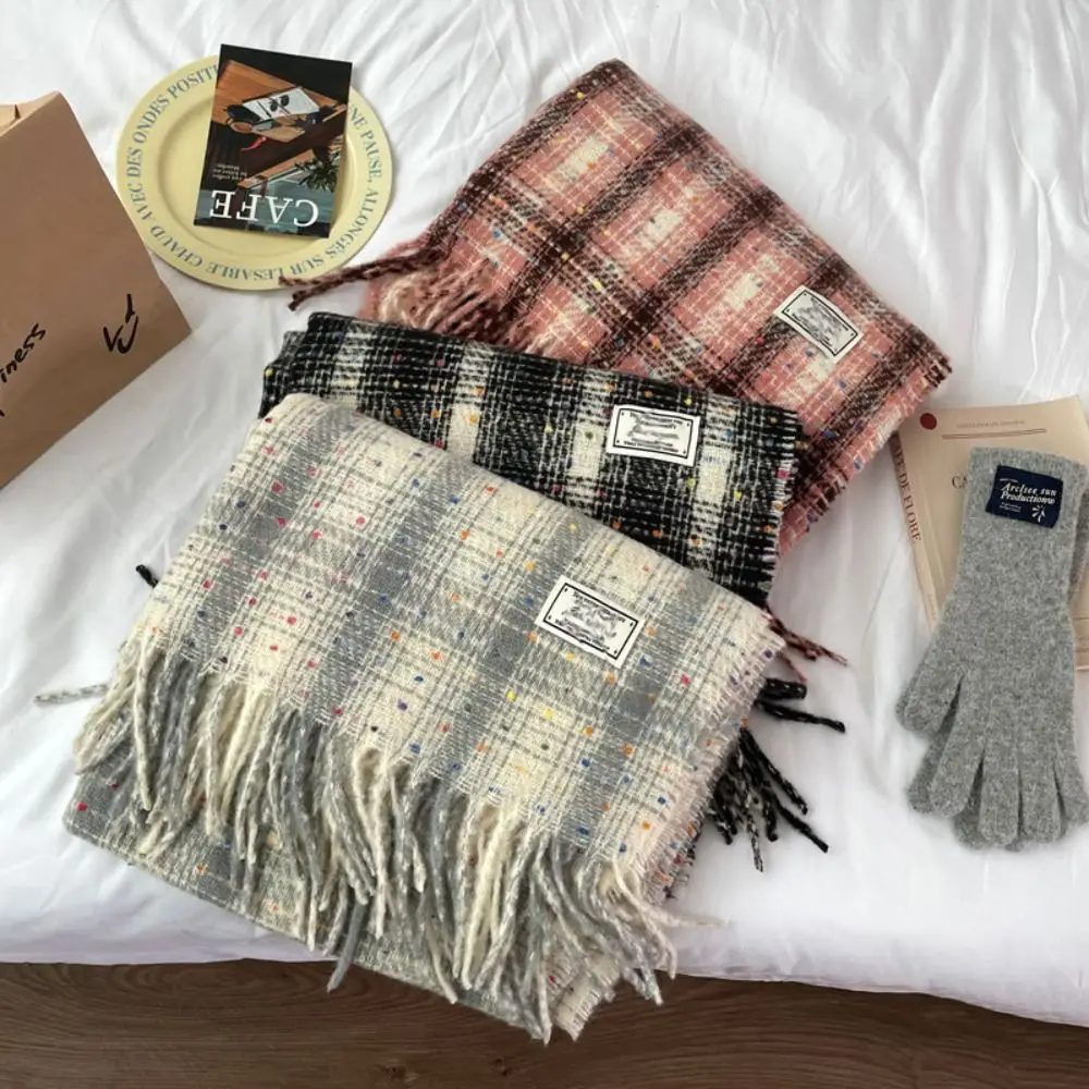 Tassel Rainbow Bean Plaid Scarf Cashmere Shawl Wool Scarves Long Shawl Solid Color Korean Style Scarves Winter Cashmere Scarves
Tassel Rainbow Bean Plaid Scarf Cashmere Shawl Wool Scarves Long Shawl Solid Color Korean Style Scarves Winter Cashmere Scarves