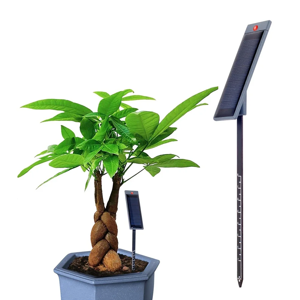 Adjustable soil moisture sensor with red water shortage light solar powered meter for accurate soil moisture readings on
Adjustable soil moisture sensor with red water shortage light solar powered meter for accurate soil moisture readings on