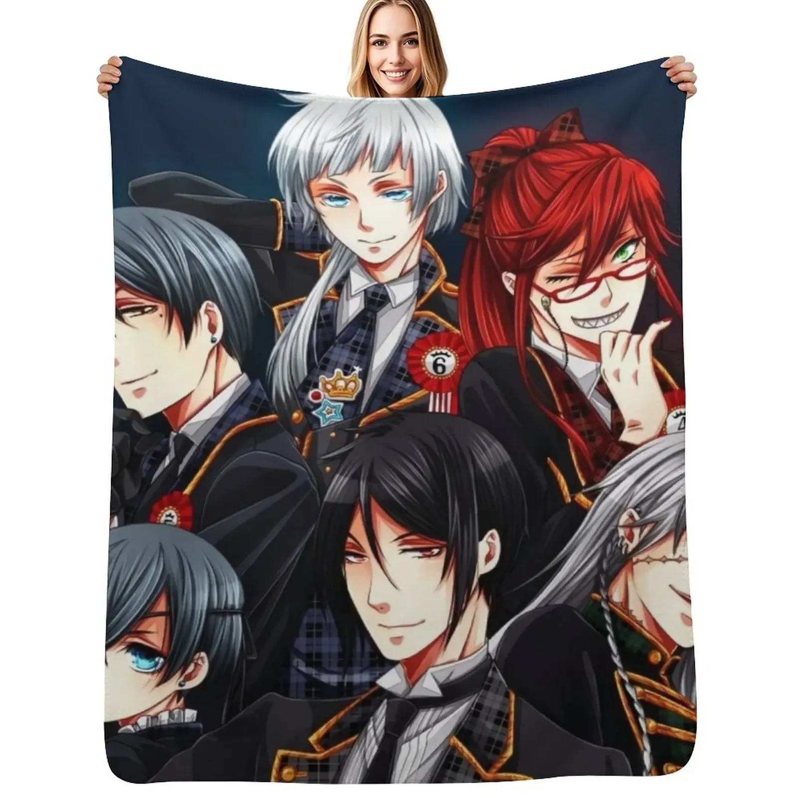 All Characters Black Butler Throw Blanket Luxury Throw for sofa Sofas Hair Blanket
All Characters Black Butler Throw Blanket Luxury Throw for sofa Sofas Hair Blanket
