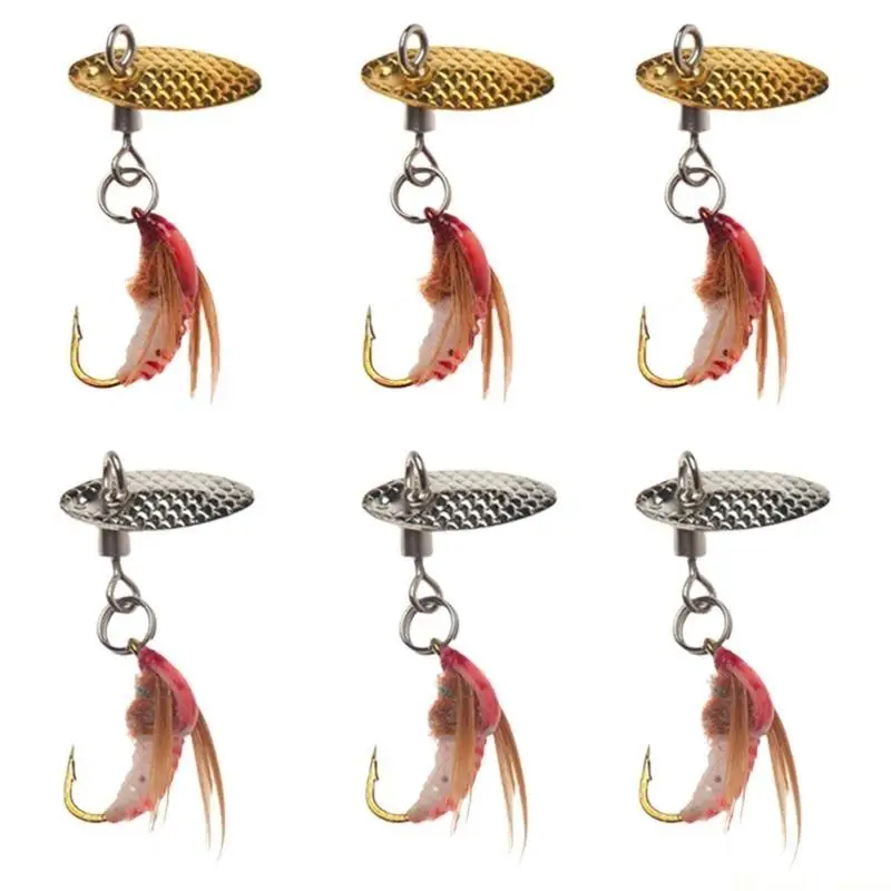 31BE 6Pcs Steel Single Hook Spinner Baits Sequins Lures Set Spinner Spoon Swimbait
31BE 6Pcs Steel Single Hook Spinner Baits Sequins Lures Set Spinner Spoon Swimbait
