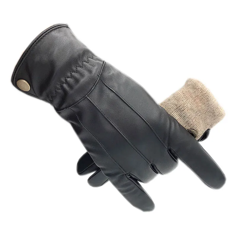 Winter men's sheepskin gloves wrist fashion new genuine leather gloves wool lining machine sewing warm driving cycling winter le
Winter men's sheepskin gloves wrist fashion new genuine leather gloves wool lining machine sewing warm driving cycling winter le