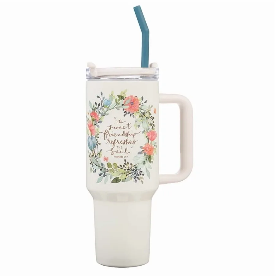 Large Stainless Steel Insulated Travel Mug Tumbler for Women: Sweet Friendship Inspirational Scriptu Hardcover
Large Stainless Steel Insulated Travel Mug Tumbler for Women: Sweet Friendship Inspirational Scriptu Hardcover