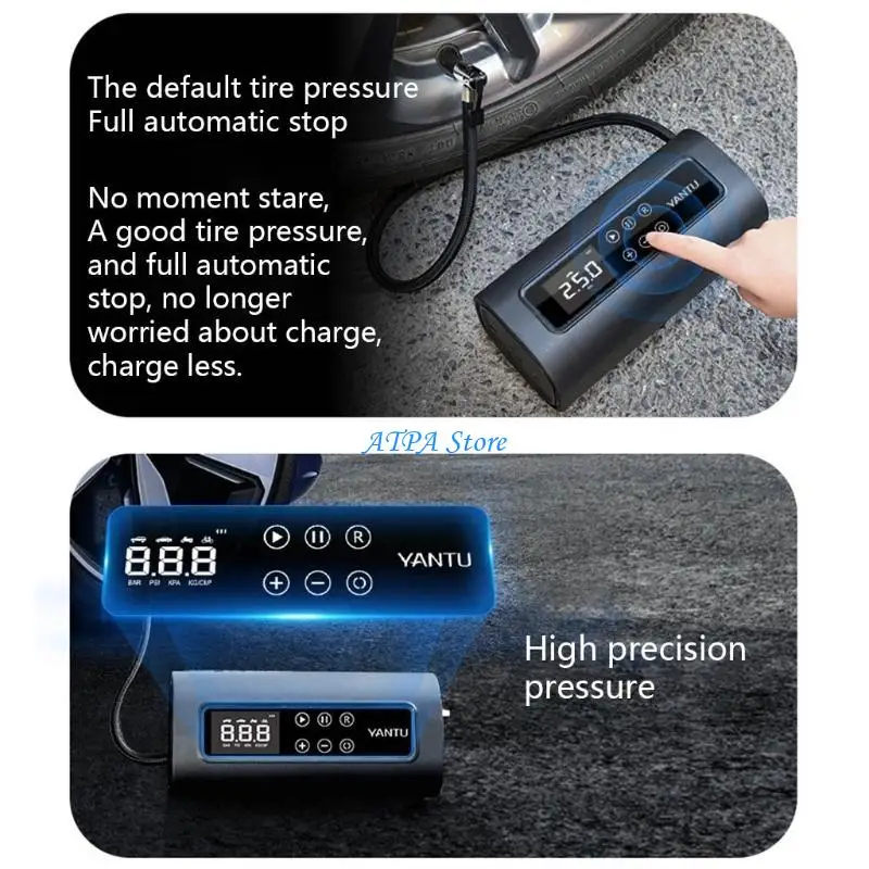 U13C Portable Air Pump Dual-cylinder Wireless Air Electric Tire Inflator 2000mAh Car
U13C Portable Air Pump Dual-cylinder Wireless Air Electric Tire Inflator 2000mAh Car