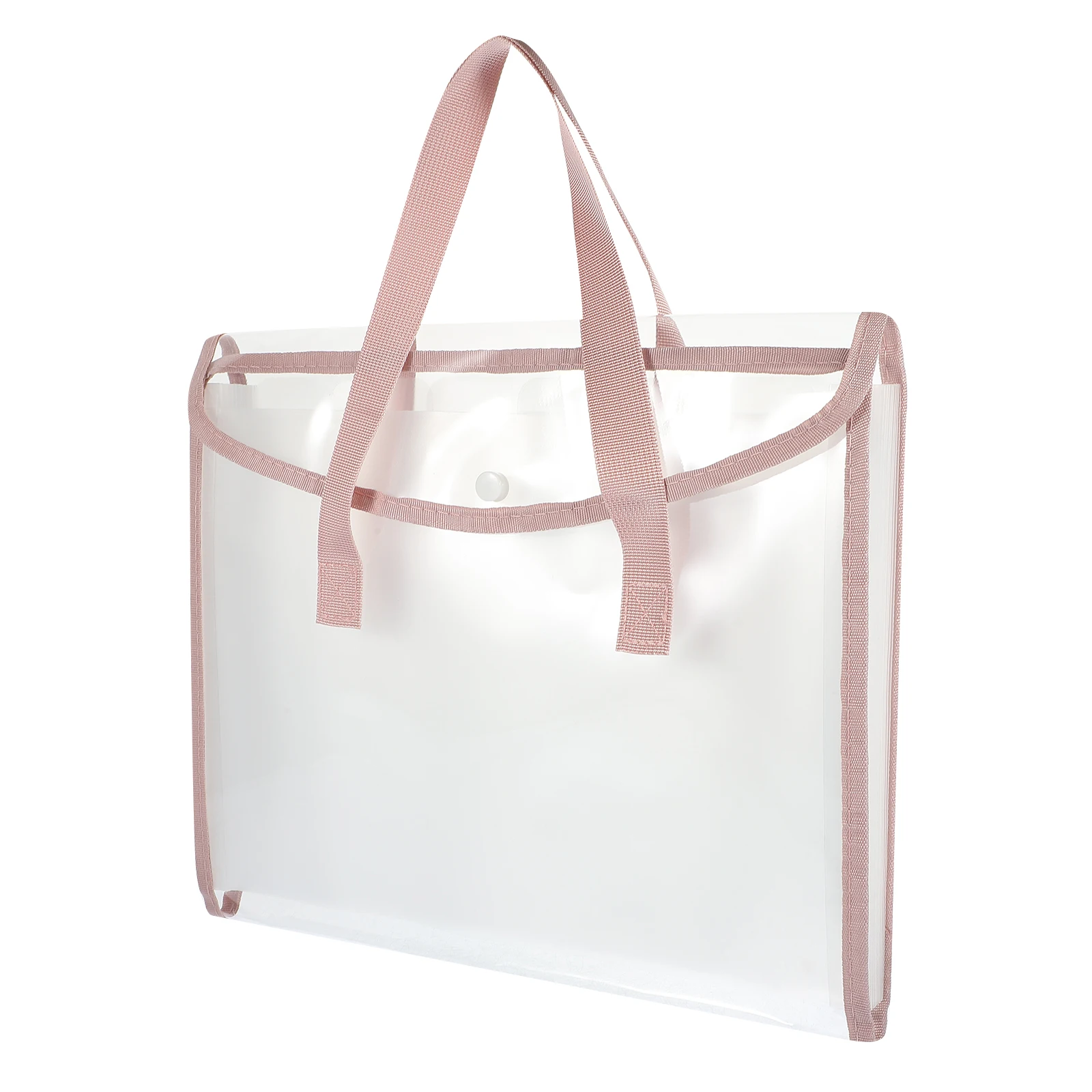 Transparent Accordion File Organizer Large Capacity Portable Paper Document Portable File Organizer Holder Pink PP Material
Transparent Accordion File Organizer Large Capacity Portable Paper Document Portable File Organizer Holder Pink PP Material