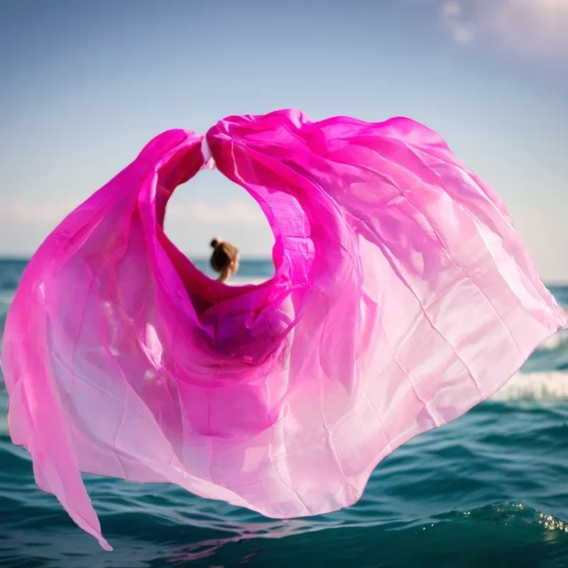 Customized Belly Dance Silk Veils Silk Rave Accessories Stage Performance Hand Dyed Gradient Color 100% Real Silk Veil Costumes
Customized Belly Dance Silk Veils Silk Rave Accessories Stage Performance Hand Dyed Gradient Color 100% Real Silk Veil Costumes