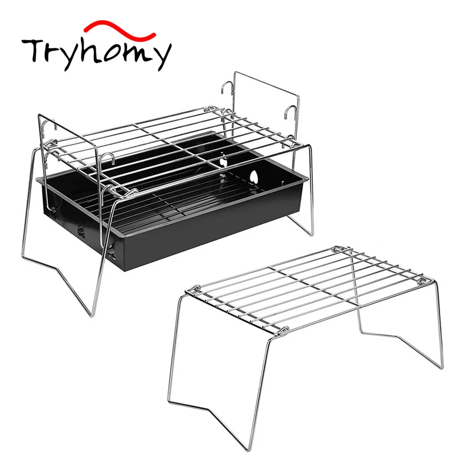 Portable Folding BBQ Grill Stove Outdoor Camping Picnic Barbecue Charcoal Stove Height Adjustable Rack Utralight Cooking Grill
Portable Folding BBQ Grill Stove Outdoor Camping Picnic Barbecue Charcoal Stove Height Adjustable Rack Utralight Cooking Grill