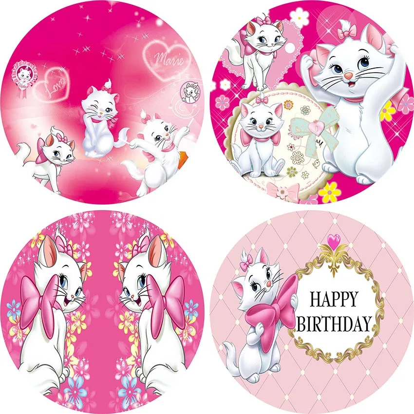 Disney Marie Aristocats Round Backdrop Marie Cat Baby Shower Girl Birthday Party Photography Background Photo Wall Elastic Cover
Disney Marie Aristocats Round Backdrop Marie Cat Baby Shower Girl Birthday Party Photography Background Photo Wall Elastic Cover