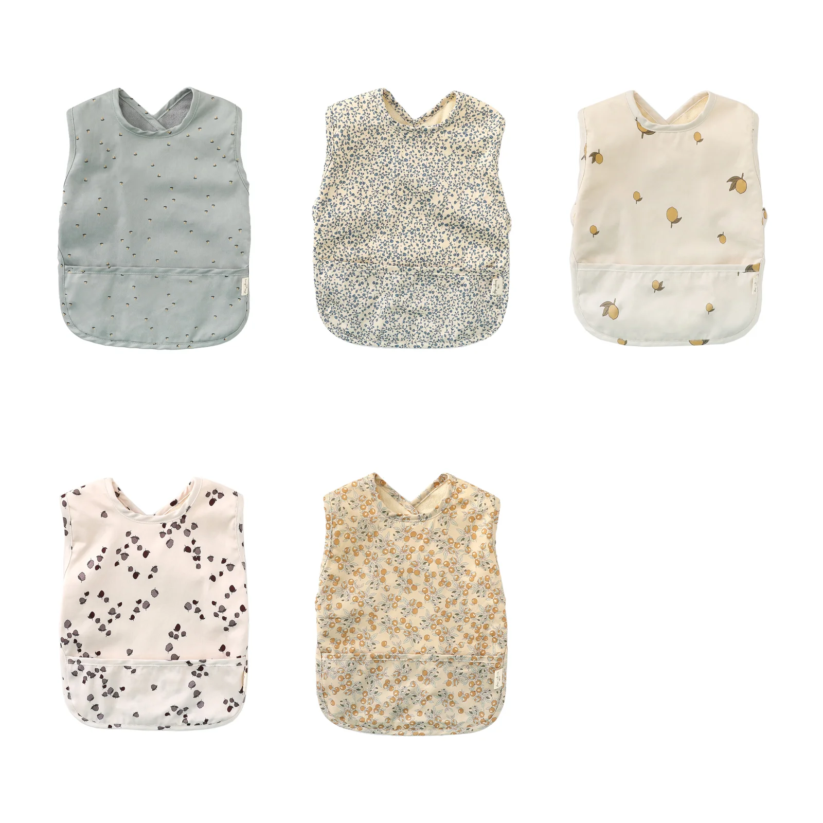 Детский водонепроницаемый жилет без рукавов, двусторонний, с нагрудником, набор из 5 предметов (синий с парусником/синий с цветами/лимон/малина/оранжевый)
Детский водонепроницаемый жилет без рукавов, двусторонний, с нагрудником, набор из 5 предметов (синий с парусником/синий с цветами/лимон/малина/оранжевый)