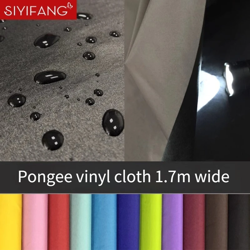 Водонепроницаемая тканевая занавеска для душа Pongee с виниловым покрытием на метр для зонтика, палатки, навеса, сделай сам, шитье, солнцезащитный козырек, носимая тонкая ткань 
Водонепроницаемая тканевая занавеска для душа Pongee с виниловым покрытием на метр для зонтика, палатки, навеса, сделай сам, шитье, солнцезащитный козырек, носимая тонкая ткань