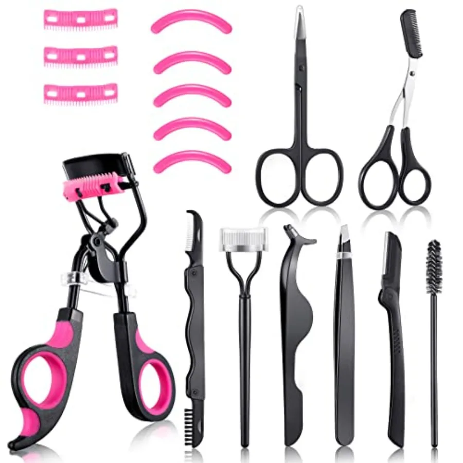 17 Pcs Eyelash Curlers Kit Lash Curler Eyelash Comb Seperator Extension Tweezers Eyebrow Brush Scissors False Eyelashes Applica
17 Pcs Eyelash Curlers Kit Lash Curler Eyelash Comb Seperator Extension Tweezers Eyebrow Brush Scissors False Eyelashes Applica