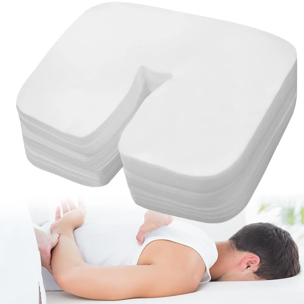 100/300pcs Disposable Face Cradle Covers Headrest Massage Table Cover Non-Woven SPA Face Covers For Skincare Beauty Salon Tool
100/300pcs Disposable Face Cradle Covers Headrest Massage Table Cover Non-Woven SPA Face Covers For Skincare Beauty Salon Tool