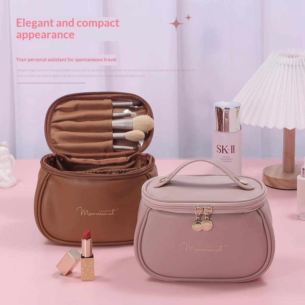 New Women's Large Capacity Portable Ins Premium Feeling Internet Celebrity Travel Cosmetics Storage and Washing Bag
New Women's Large Capacity Portable Ins Premium Feeling Internet Celebrity Travel Cosmetics Storage and Washing Bag
