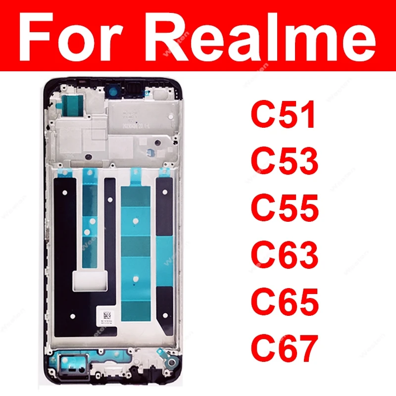 For Realme C51 C53 C55 C63 C65 C67 4G 5G Front LCD Frame Cover LCD Housing Holder Bezel Case Flex Replacement Repair Parts
For Realme C51 C53 C55 C63 C65 C67 4G 5G Front LCD Frame Cover LCD Housing Holder Bezel Case Flex Replacement Repair Parts