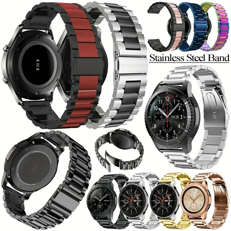 Metal strap For Samsung Galaxy watch 6/5 pro/7/FE//4/Classic 20mm 22mm Stainless Steel Correa amazfit GTS-GTR-4-3-2-2e-mini band
Metal strap For Samsung Galaxy watch 6/5 pro/7/FE//4/Classic 20mm 22mm Stainless Steel Correa amazfit GTS-GTR-4-3-2-2e-mini band