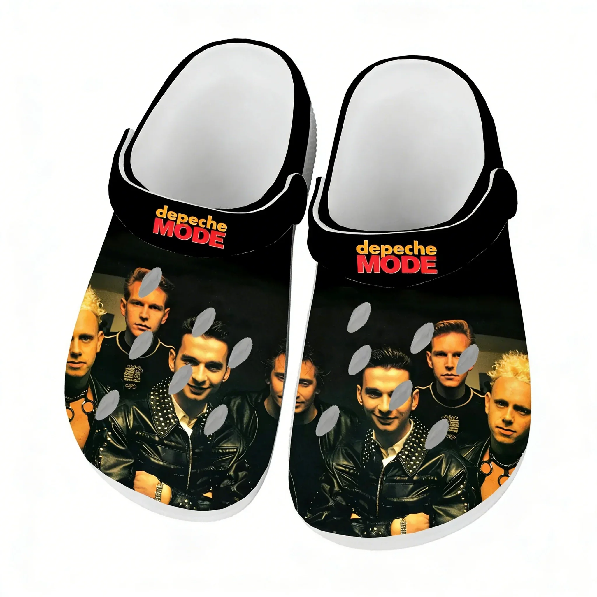 Сандалии Depeche Mode для мужчин, женщин, подростков, мальчиков и девочек, водонепроницаемые, для дома и сада, сабо, на заказ, дышащие, с отверстиями, белые тапочки
Сандалии Depeche Mode для мужчин, женщин, подростков, мальчиков и девочек, водонепроницаемые, для дома и сада, сабо, на заказ, дышащие, с отверстиями, белые тапочки