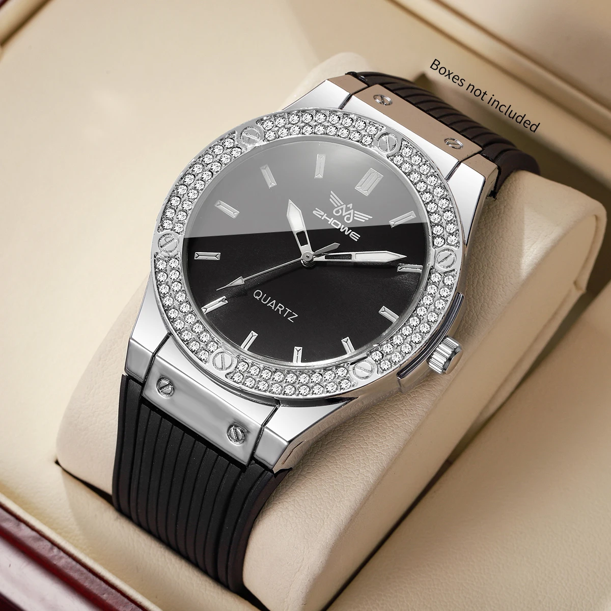 Fashion Rhinestone Men Quartz Watch Simple Silicone Strap Sports Wristwatches for Man Clock Gift Relogio Masculino(Without Box)
Fashion Rhinestone Men Quartz Watch Simple Silicone Strap Sports Wristwatches for Man Clock Gift Relogio Masculino(Without Box)
