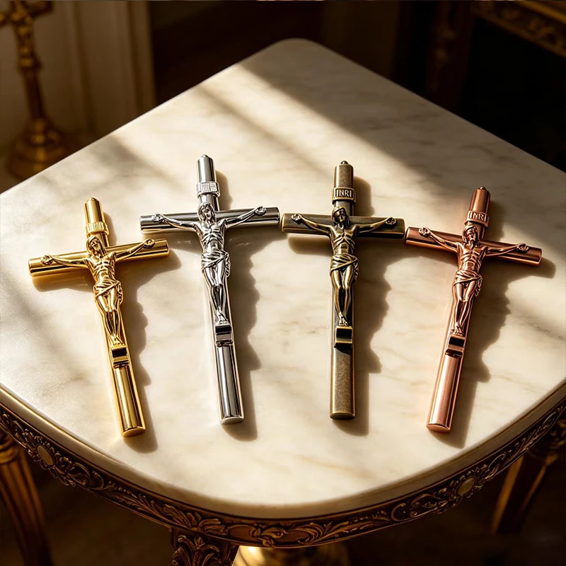 Religious Catholic Crucifix Cross Pen Metal Writing Tool for Priest Christian Baptism Confirmation Christmas Gift School Decor
Religious Catholic Crucifix Cross Pen Metal Writing Tool for Priest Christian Baptism Confirmation Christmas Gift School Decor