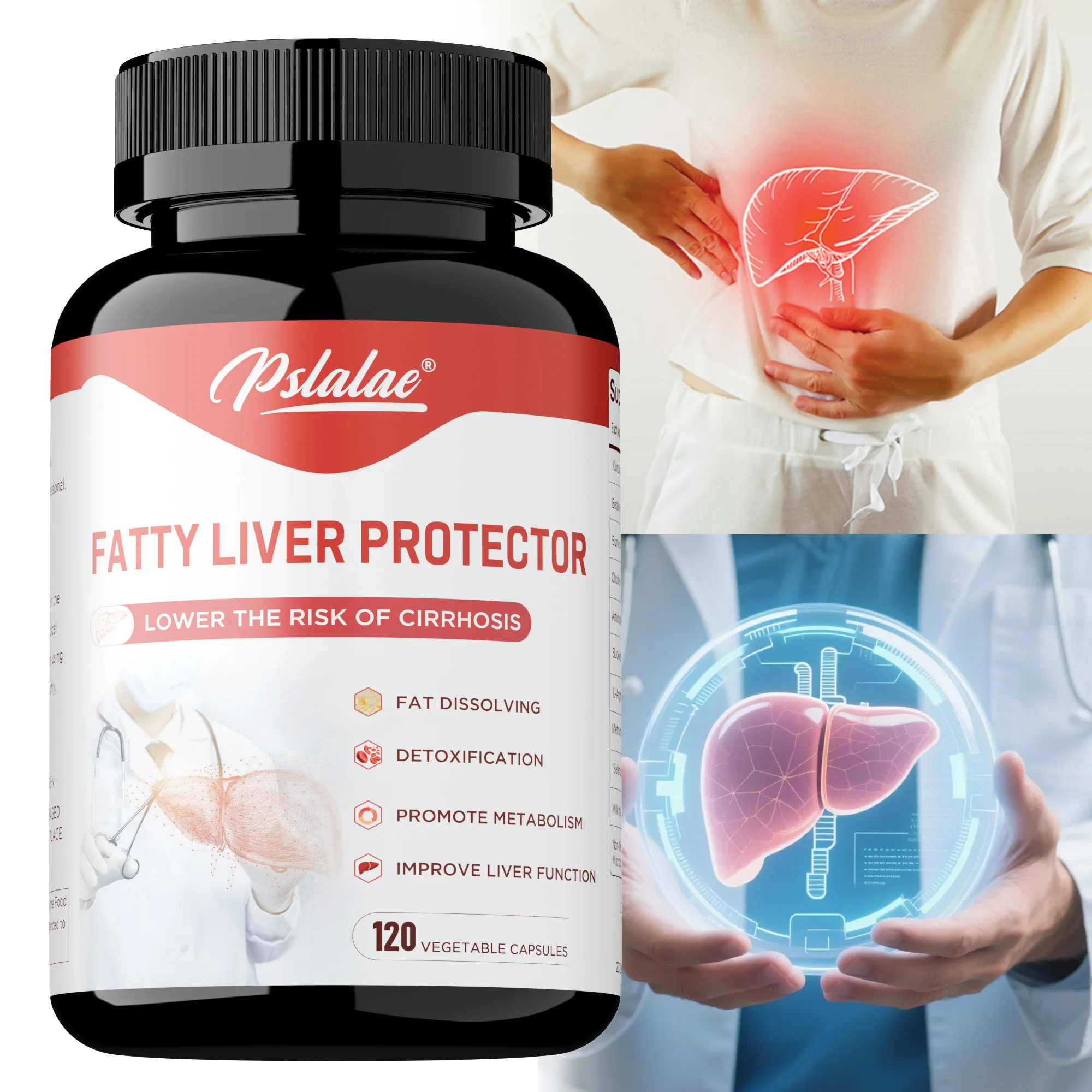 Fatty Liver Supplement - Supports Liver Health,Cleanse and Detoxify The Liver, Improves Immunity, Antioxidant - 120 Capsules
Fatty Liver Supplement - Supports Liver Health,Cleanse and Detoxify The Liver, Improves Immunity, Antioxidant - 120 Capsules