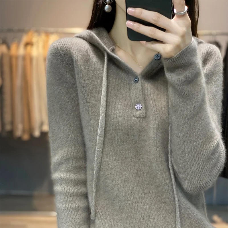 Loose Fit Thickened Hoodie Sweater Women's Commute Style Bottoming Top Outerwear New Autumn Winter Fashion Trend
Loose Fit Thickened Hoodie Sweater Women's Commute Style Bottoming Top Outerwear New Autumn Winter Fashion Trend