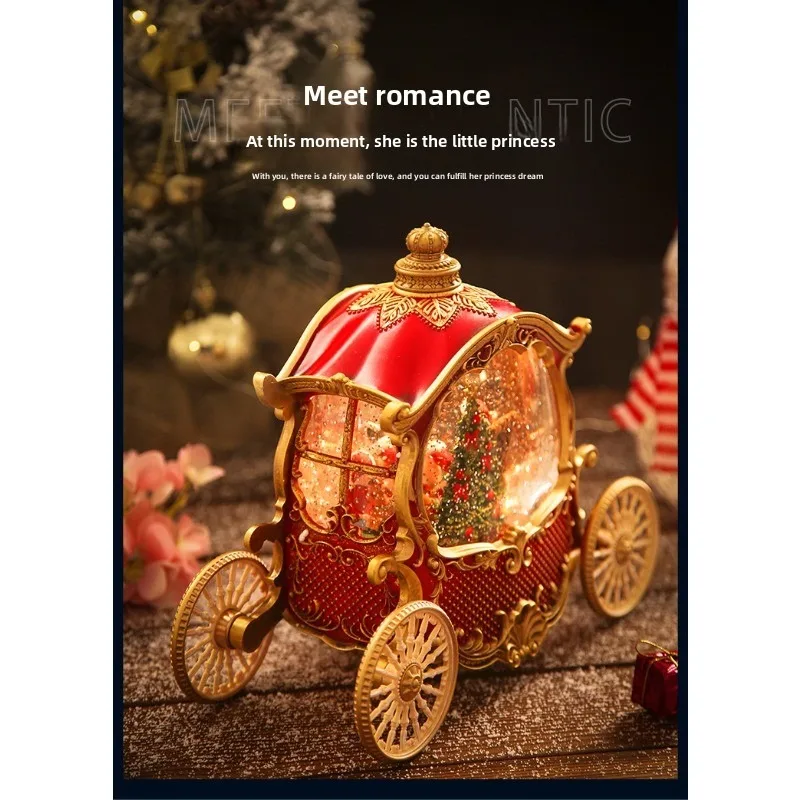 Christmas old man carriage music box music box crystal ball children's holiday gift retro ornament gift
Christmas old man carriage music box music box crystal ball children's holiday gift retro ornament gift