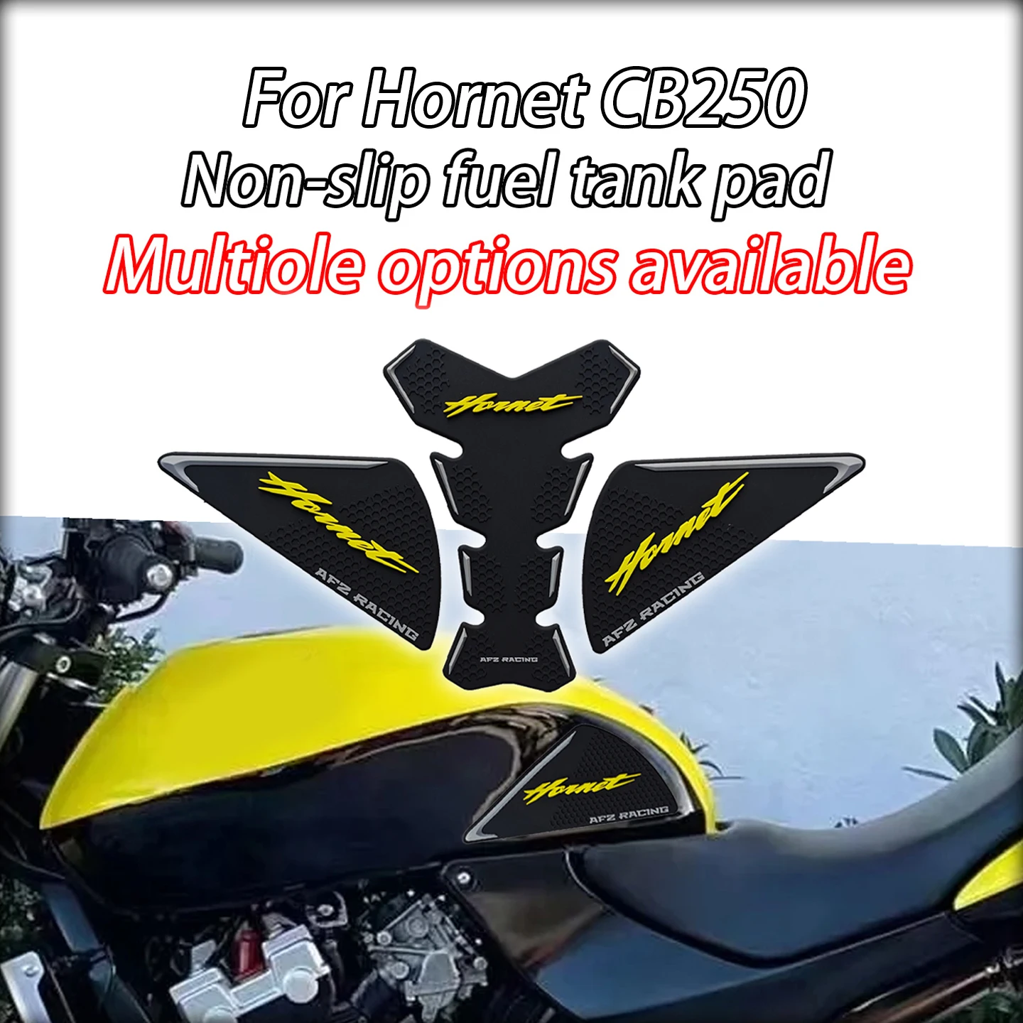 Наклейки для мотоцикла Honda CB250 Hornet, резиновые противоскользящие накладки на бак, накладки для повышения сцепления, боковые декоративные наклейки, аксессуары
Наклейки для мотоцикла Honda CB250 Hornet, резиновые противоскользящие накладки на бак, накладки для повышения сцепления, боковые декоративные наклейки, аксессуары