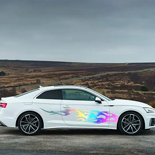 Rainbow Flame Design Car Side Panel Vinyl Graphics For Auto Body Customization 4 Pieces
Rainbow Flame Design Car Side Panel Vinyl Graphics For Auto Body Customization 4 Pieces
