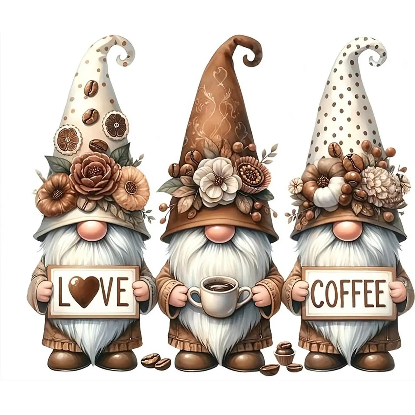 50x40cm Coffee Gnome 5D DIY Full Drill Round Diamond Painting Kit for Home Decor
50x40cm Coffee Gnome 5D DIY Full Drill Round Diamond Painting Kit for Home Decor