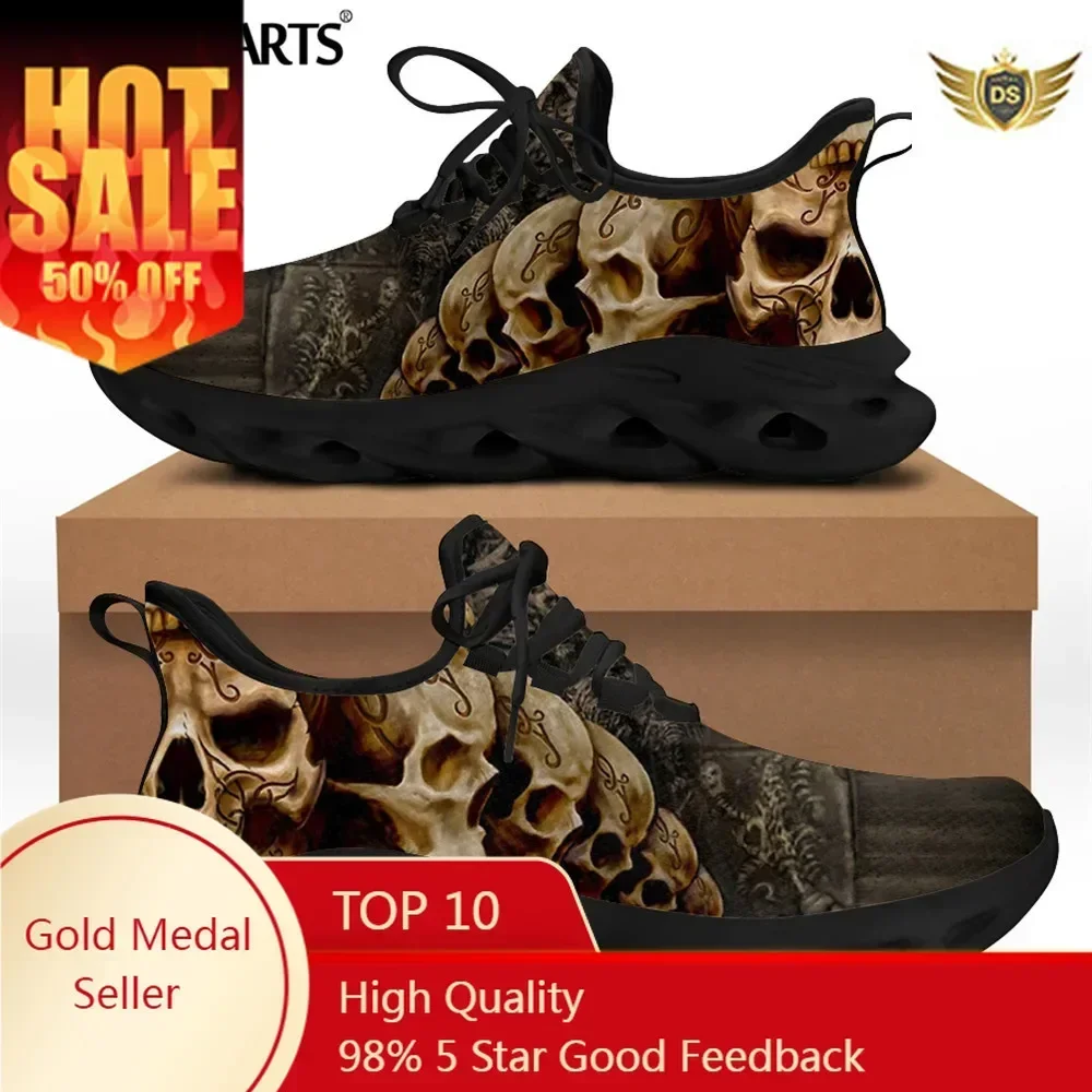Spring Flats Men Shoes Cool Punk Skull Design Casual Men's Sneakers Summer Boys Lace-up Walking Footwear Zapatillas
Spring Flats Men Shoes Cool Punk Skull Design Casual Men's Sneakers Summer Boys Lace-up Walking Footwear Zapatillas