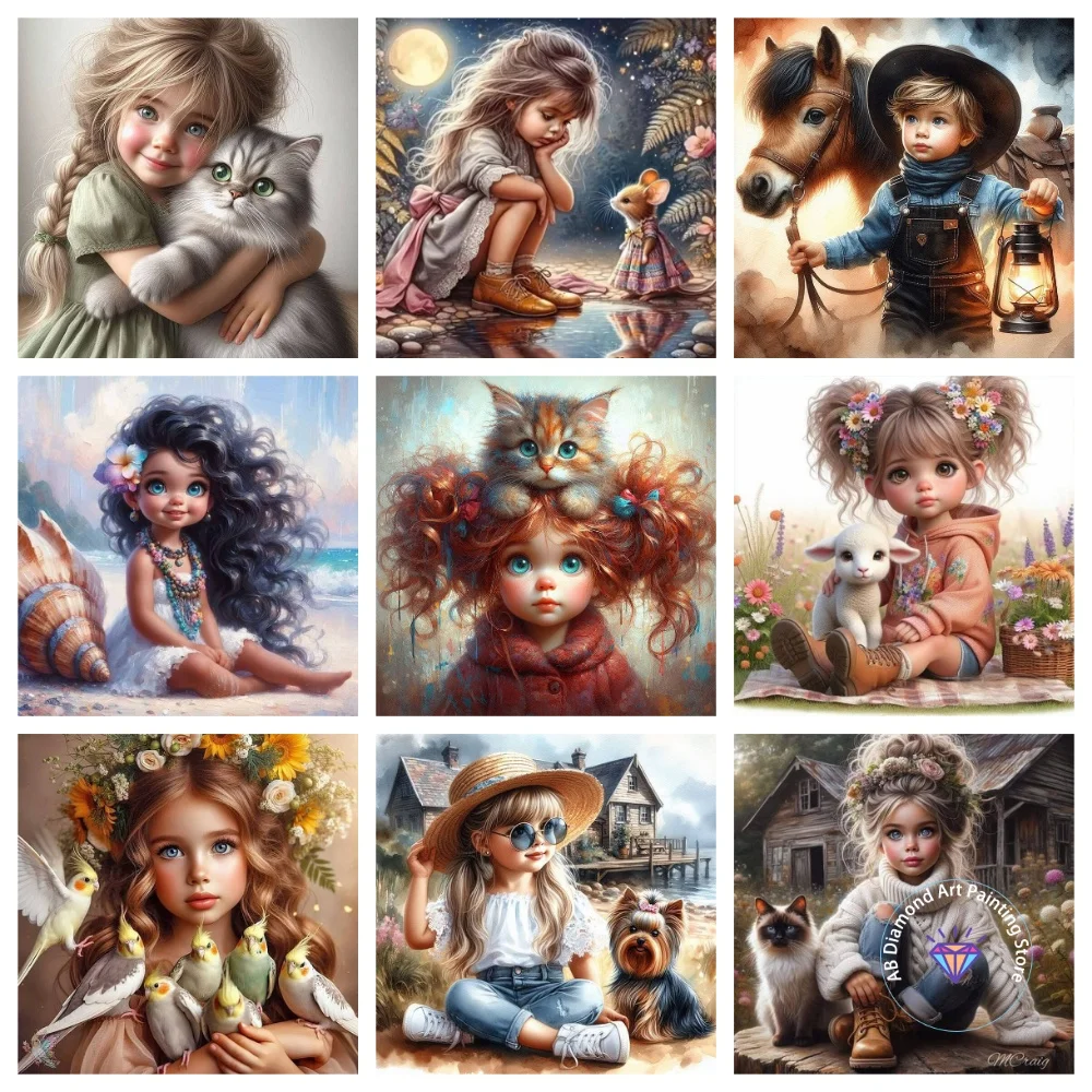 Girl Portrait Cartoon AB Diamond Painting Kit Square Round Diamond 5D DIY Mosaic Handmade Art Adult Exquisite Gift Home Decor
Girl Portrait Cartoon AB Diamond Painting Kit Square Round Diamond 5D DIY Mosaic Handmade Art Adult Exquisite Gift Home Decor