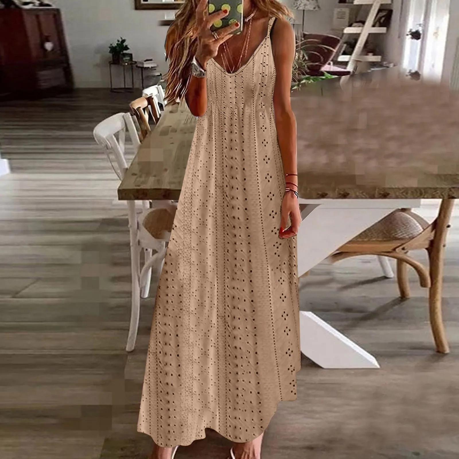 Elegant Sleeveless Solid Color Knit Jumpsuit – Women's Casual Hollow Out Jacquard Long Pants Romper Dress Dressed for Womens
Elegant Sleeveless Solid Color Knit Jumpsuit – Women's Casual Hollow Out Jacquard Long Pants Romper Dress Dressed for Womens