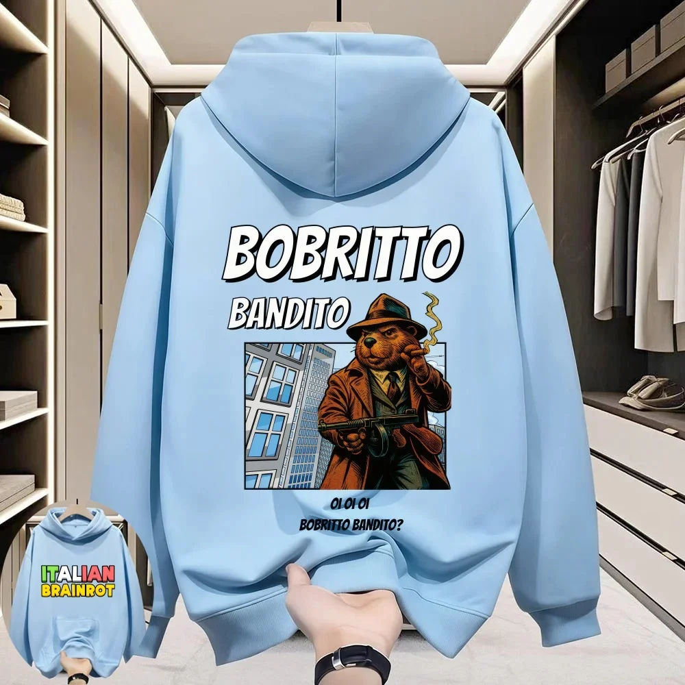 Итальянский мем, Рат Дао Сяо Сионг! Толстовка с забавным принтом BOBRITTO BANDITO Gangster Mouse
Итальянский мем, Рат Дао Сяо Сионг! Толстовка с забавным принтом BOBRITTO BANDITO Gangster Mouse