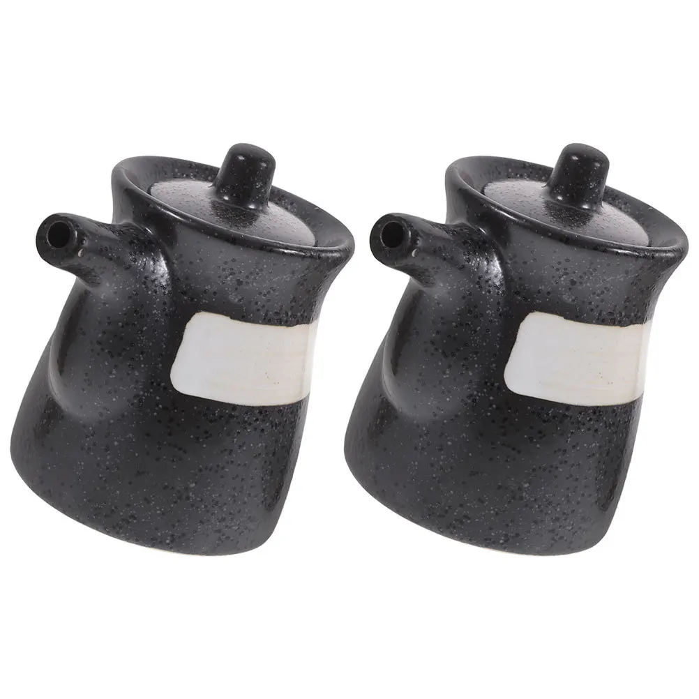 2Pcs Ceramic Vinegar Holder Exquisite Workmanship Soy Sauce Bottle Kitchen Accessories Soy Sauce Bottle Japanese Vinegar Jar
2Pcs Ceramic Vinegar Holder Exquisite Workmanship Soy Sauce Bottle Kitchen Accessories Soy Sauce Bottle Japanese Vinegar Jar