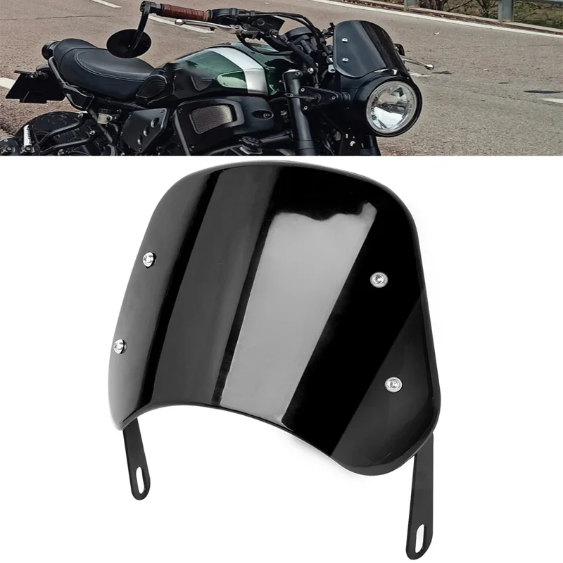 For Harley Honda Yamaha Kawasaki Suzuki Motorcycle Black 6.5-9.45 Inch Headlight Windshield Wind Deflector Windscreen Universal
For Harley Honda Yamaha Kawasaki Suzuki Motorcycle Black 6.5-9.45 Inch Headlight Windshield Wind Deflector Windscreen Universal
