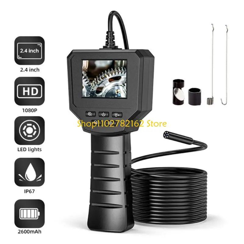 547B Versatile Inspection Tool with 360 Degreee Viewing & Lomg Cable Handheld Endoscope Device for Hard to Reach Areas
547B Versatile Inspection Tool with 360 Degreee Viewing & Lomg Cable Handheld Endoscope Device for Hard to Reach Areas