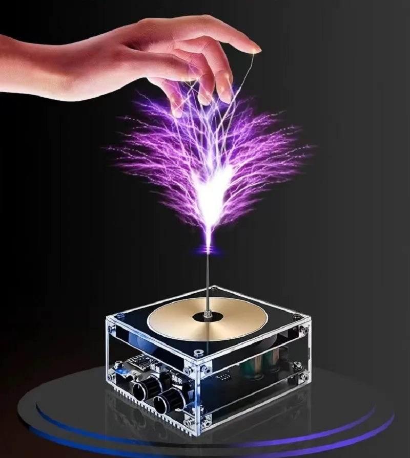 Mini Music Tesla Coil 10 Artificial Harmless Lightning Exhibitor Educational Instrument Smart Toy Gift Bluetooth-compatible Gift
Mini Music Tesla Coil 10 Artificial Harmless Lightning Exhibitor Educational Instrument Smart Toy Gift Bluetooth-compatible Gift