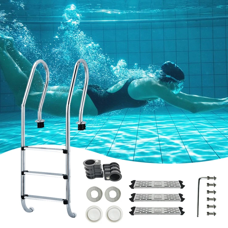 Manufacturers Wholesale 304 Stainless Steel Pool Ladder Mermaid Armrest Pool Spa High Quality Non Slip Pool Ladder
Manufacturers Wholesale 304 Stainless Steel Pool Ladder Mermaid Armrest Pool Spa High Quality Non Slip Pool Ladder