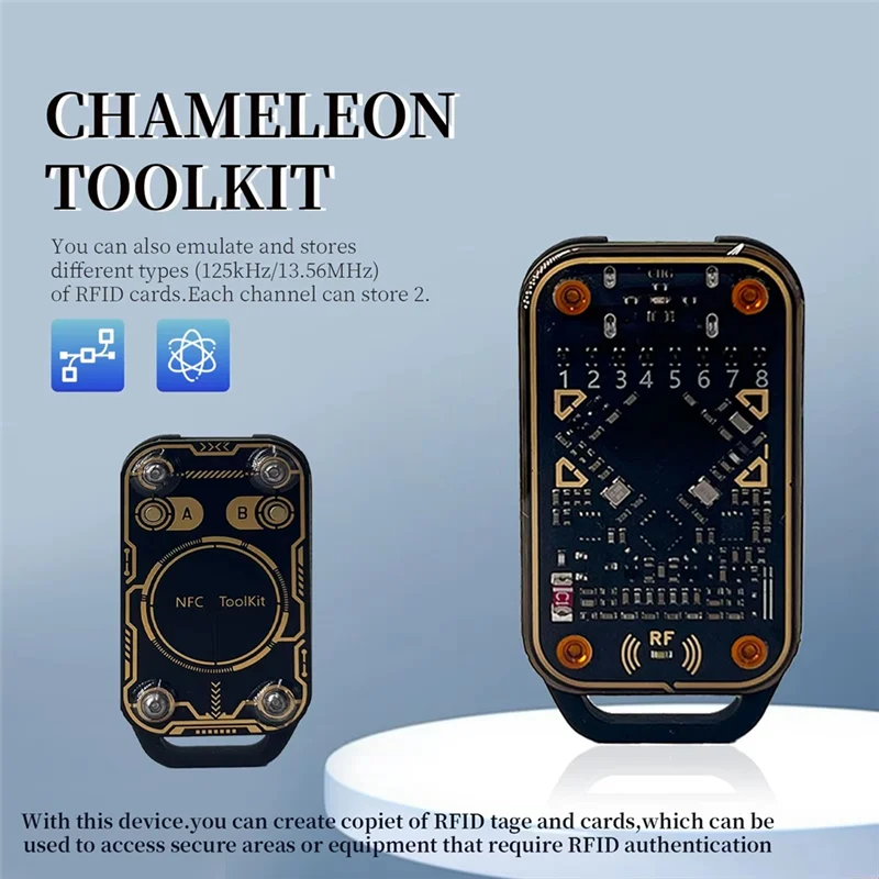 Ультра бесконтактный эмулятор смарт-карт AA60-хамелеон, совместимый с NFC-считывателем и записывающим устройством ID IC Reader Copier Tag Copyer
Ультра бесконтактный эмулятор смарт-карт AA60-хамелеон, совместимый с NFC-считывателем и записывающим устройством ID IC Reader Copier Tag Copyer