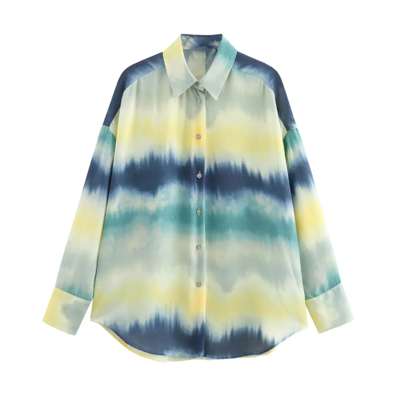 WOMAN 2026 Summer New Fashionable Loose Collar Long Sleeve Tie dye Printed Shirt Retro Versatile Women's Shirt Mujer Chic Top
WOMAN 2026 Summer New Fashionable Loose Collar Long Sleeve Tie dye Printed Shirt Retro Versatile Women's Shirt Mujer Chic Top