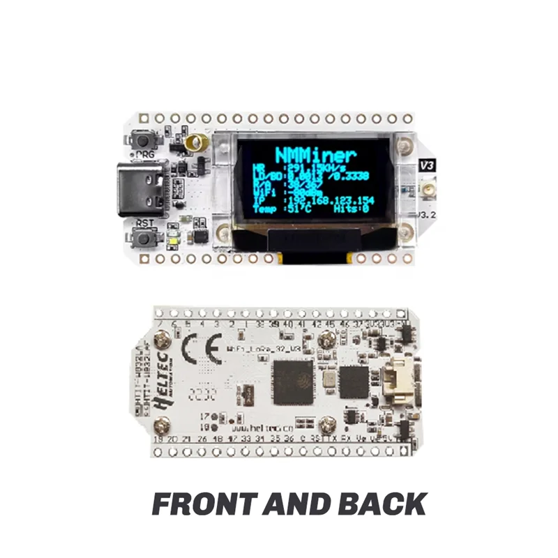 Efficient 2PCS Nerdminer Solo Lottery Mining Units, 310KH/S Lora 32 V3 USB, Optimal For BTC, Includes Wifi And BLE
Efficient 2PCS Nerdminer Solo Lottery Mining Units, 310KH/S Lora 32 V3 USB, Optimal For BTC, Includes Wifi And BLE
