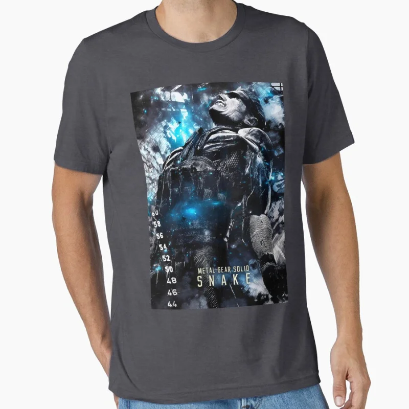 Snake Kojima video game Metal Gear Solid t shirt for men 100% cotton large size Adult tops S-6XL
Snake Kojima video game Metal Gear Solid t shirt for men 100% cotton large size Adult tops S-6XL
