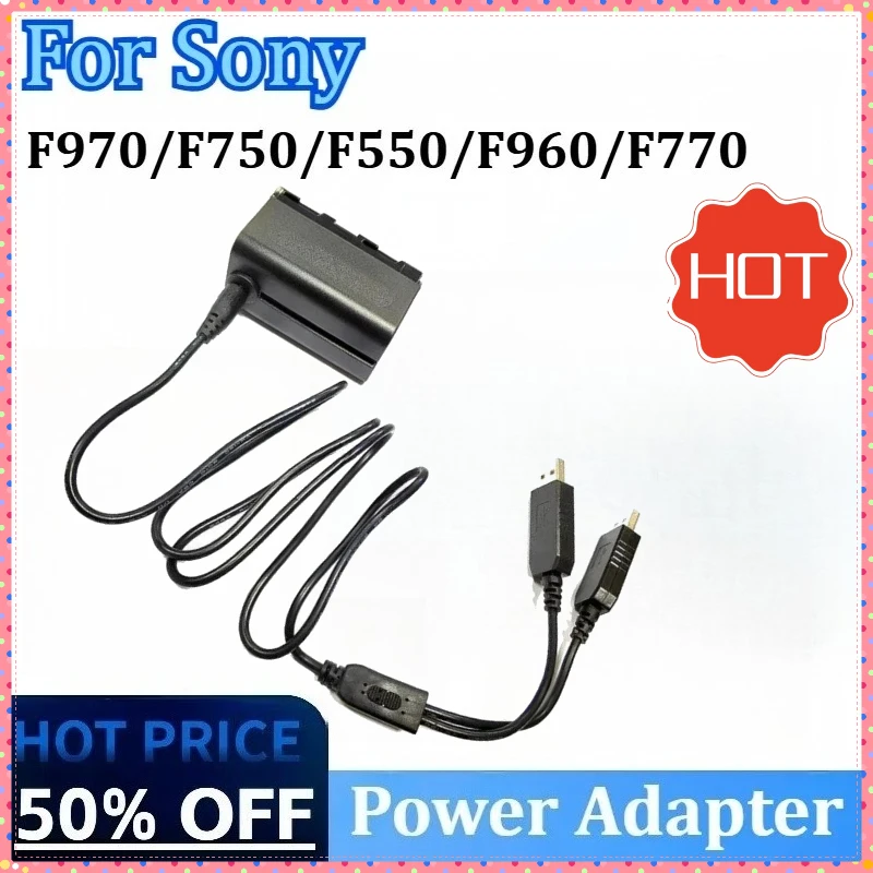 New Dummy Battery Power Adapter for Sony F970/F550/F960/F750/F770 with Dual USB Ports Model BB6 LED Light Video Recorder Monitor 
New Dummy Battery Power Adapter for Sony F970/F550/F960/F750/F770 with Dual USB Ports Model BB6 LED Light Video Recorder Monitor
