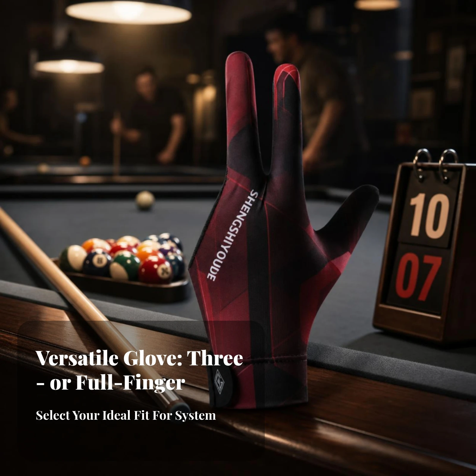 Close-Fitting Anti-Slip Silicone Grip Pad Left Hand Pool Glove Left-Hand Billiards Glove Sports Accessory
Close-Fitting Anti-Slip Silicone Grip Pad Left Hand Pool Glove Left-Hand Billiards Glove Sports Accessory
